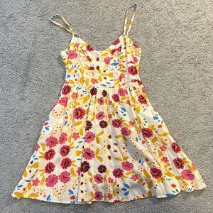 Express Floral Mini Dress